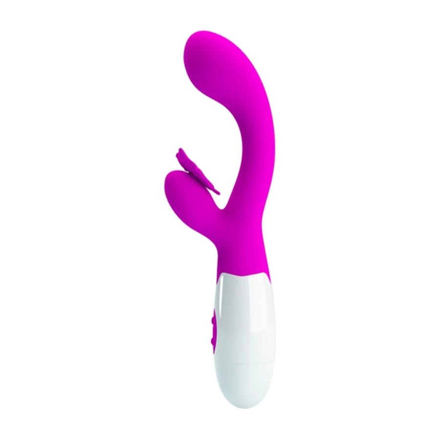 PRETTY LOVE - VIBRATORE A CONIGLIO BUTTERFLY KISS 30 FUNZIONI VIOLA